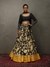 Black & Golden Yellow Roshafi Lehenga Set