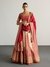 Offwhite & Red Ziba Lehenga Set