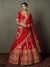Red Koshi Lehenga Set