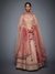 Peach & Pink Anokhi Lehenga Set