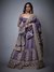 Purple Daya Zardozi Lehenga Set