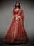 Red & Saffron Suchita Zardozi Lehenga Set