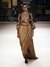 Khaki Imran Coat Saree With Unstitched Blouse