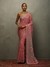 Pink & Mauve Sreshtha Saree With Unstitched Blouse