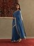 Quartz Blue Bindiya Saree With Unstitched Blouse
