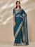 Deep Teal Yamini Saree With Unstitched Blouse