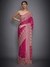 Fuschia Daya Zardozi Saree With Unstitched Blouse