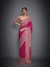 Fuschia Daya Zardozi Saree With Unstitched Blouse