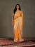 Yellow Daya Zardozi Saree With Unstitched Blouse