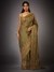 Khaki Sania Saree With Unstitched Blouse