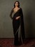 Black Anayna Saree With Stitched Blouse