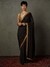 Black Sohini Saree With Stitched Blouse
