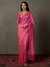 Fuschia Varuna Saree With Stitched Blouse