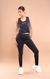 Women Tailored Noir U-Neck Tank