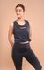 Women Tailored Noir U-Neck Tank