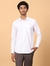 Men Formal Solid Shirt - White