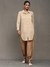 Beige Ragi Kurta Set