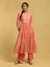 Peach Bulbul Chanderi Kurta Set