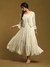 Off White Kora Cotton Dress with Shrug
