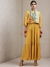 Mustard Urja And Ulfat Solid Dress