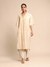 Beige Urban Elysian Chanderi Kurta Set