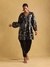 Black Strokes Kurta Set