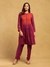 Red Aninda Kurta Set