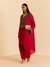 Red Wallem Kurta Set
