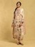 Ecru Calico Crepe Suit Set