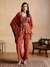 Brick & Multi Kantara Co-Ord Set