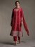 Maroon Ulla Solid Cotton Suit Set