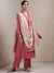 Pink Erham Chanderi Suit Set
