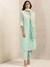 Aqua Ganges Chanderi Suit Set