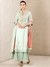 Mint Begum Chanderi Sharara Set