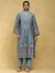 Blue Multan Crepe Suit Set