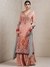 Peach Azmi Sharara Set