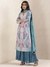 Blue Aamira Crepe Sharara Set
