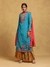 Teal Parvaz Suit Set