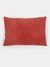 Red Floret Velvet Cushion