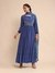 Blue Zanya Anarkali Suit Set