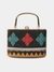 Multi-Color Shamiyana Leather Clutch