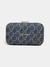 Blue And Antique Geo Tribe Clutch
