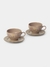 Pink & Beige Koshambi Cup Set (Set Of 2)