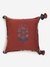 Maroon Kashmiri Booti Cotton Cushion