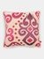 Pink Ikkat Cotton Cushion