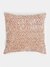 Beige  Solid Velvet Cushion