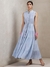 Powder Blue Potpourri Cotton Dress
