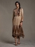 Beige & Brown Kailashan Dress