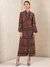 Multi-Color Vari Crepe Shirt Dress