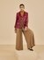 Wine Kalgi Jacket